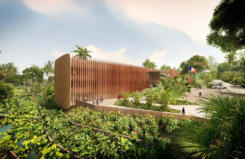 Construction de la nouvelle Ambassade de France au Gabon Faco Construction
